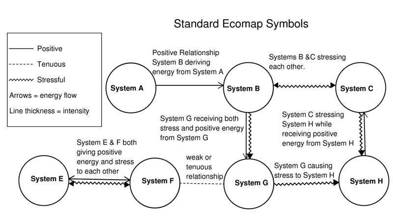 Ecomap Symbols